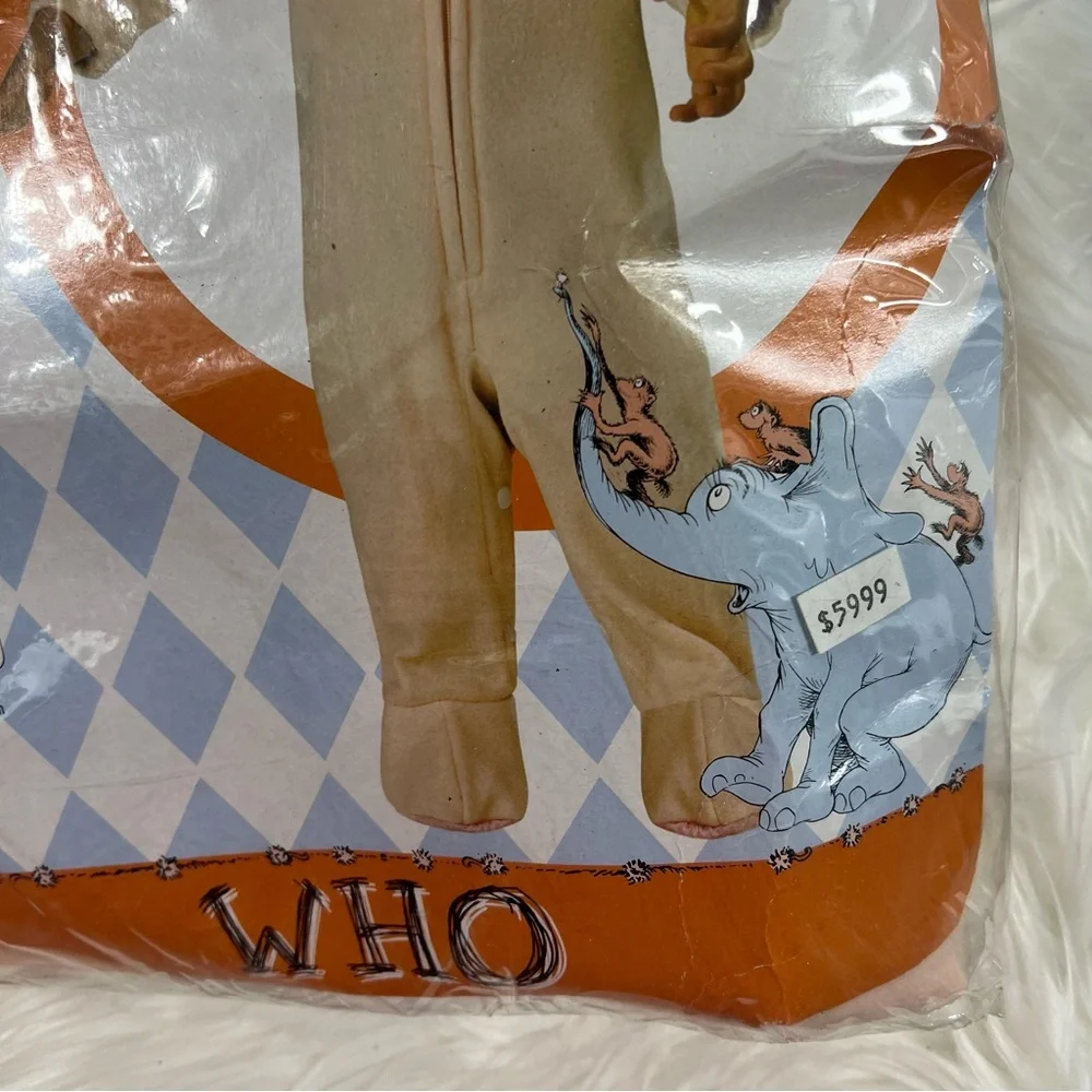 Dr. Seuss Horton Hears A Who Kids One Piece costume Footie S 4-6